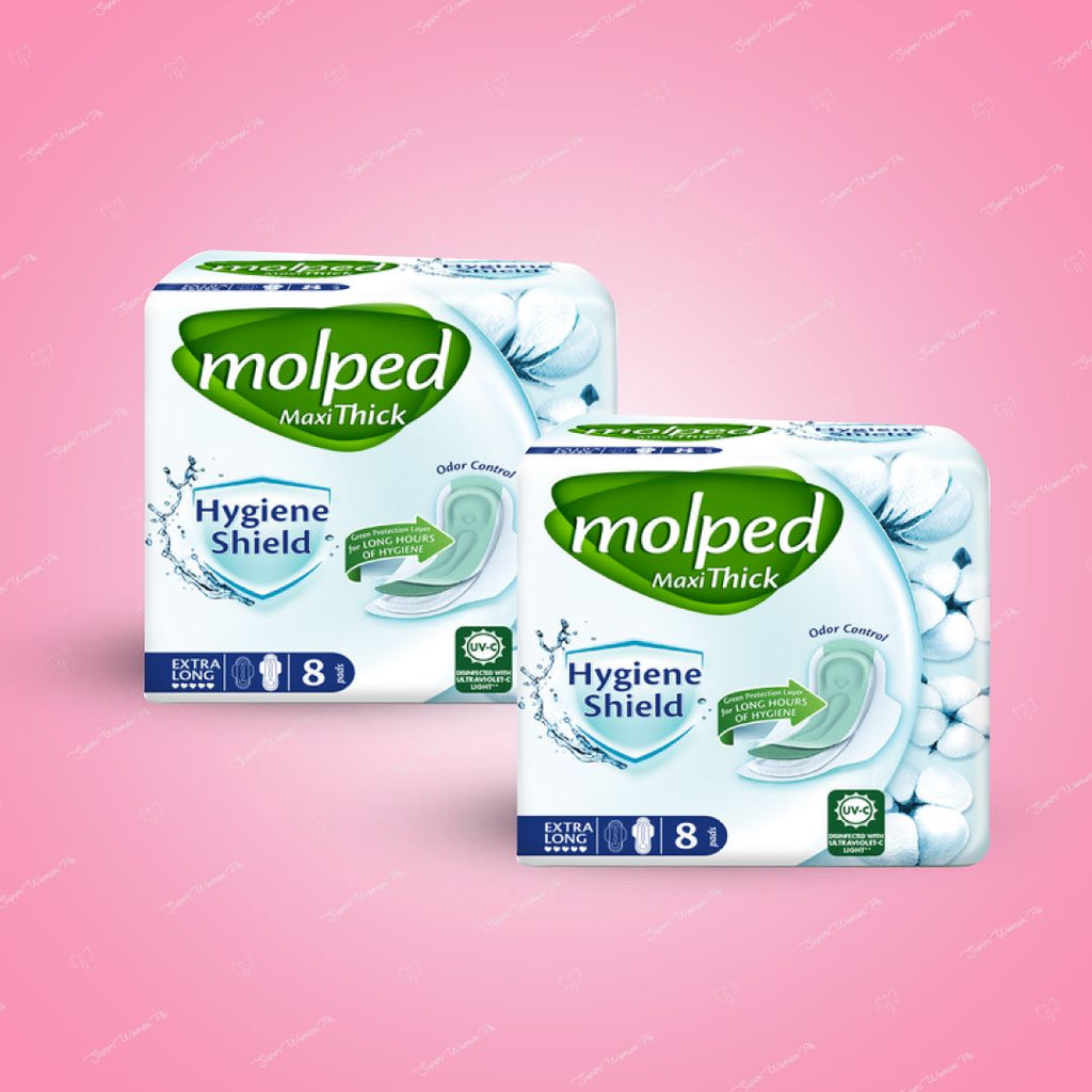 Molped maxi thick hygiene shield (long XL) (Pack of 2)