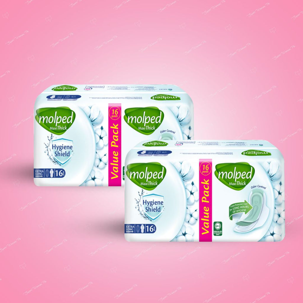 Molped maxi thick hygiene shield (long XL value pack)
