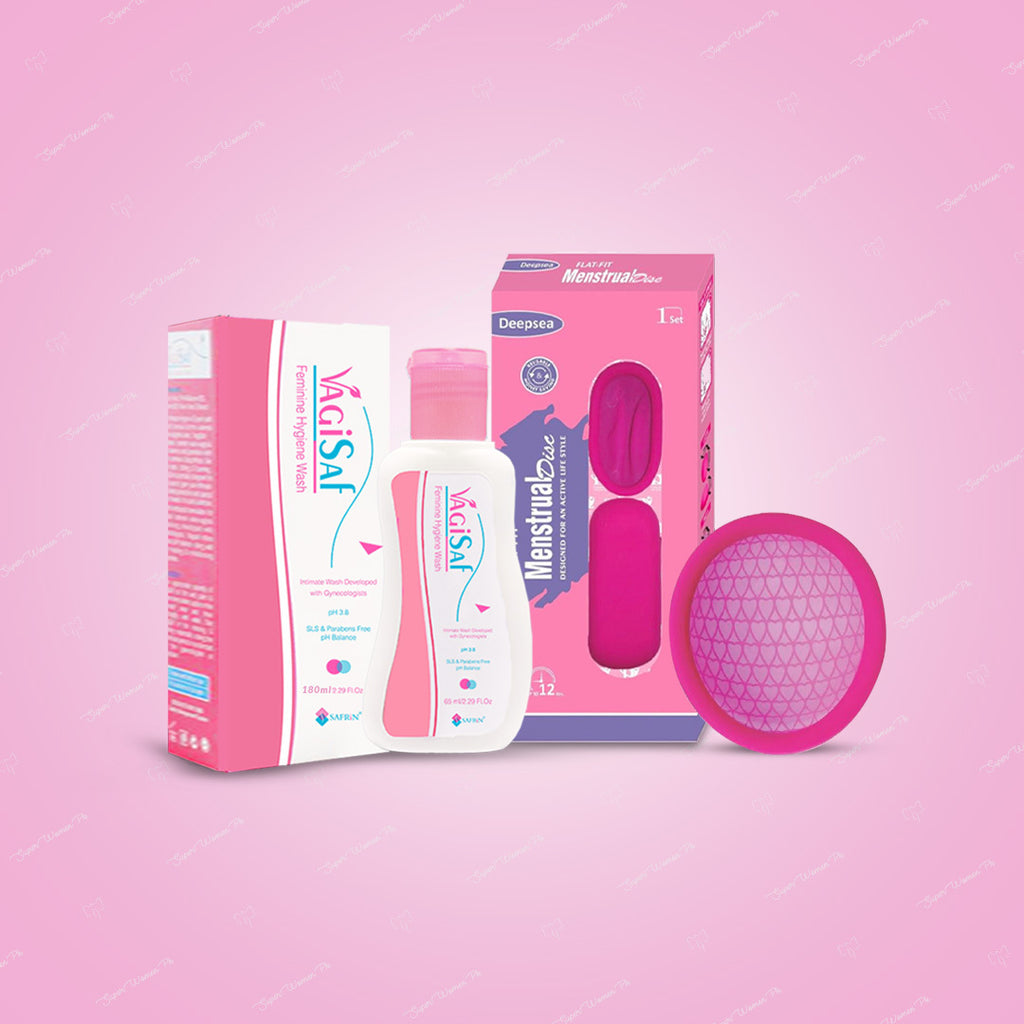 Menstrual Disc with  Feminine Wash