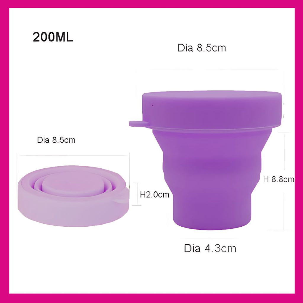 Menstrual Cup With Foldable Steriliser Container