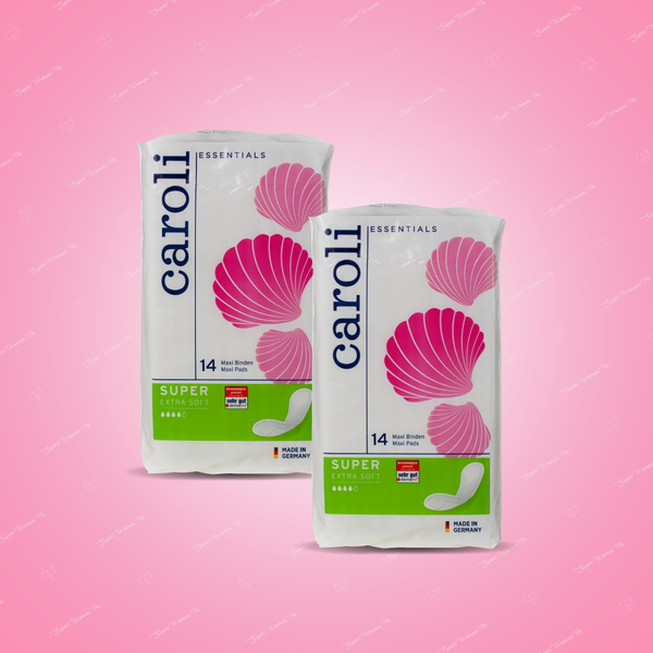 Caroli MAXI SUPER Sanitary Pads 14 Pcs Extra Soft