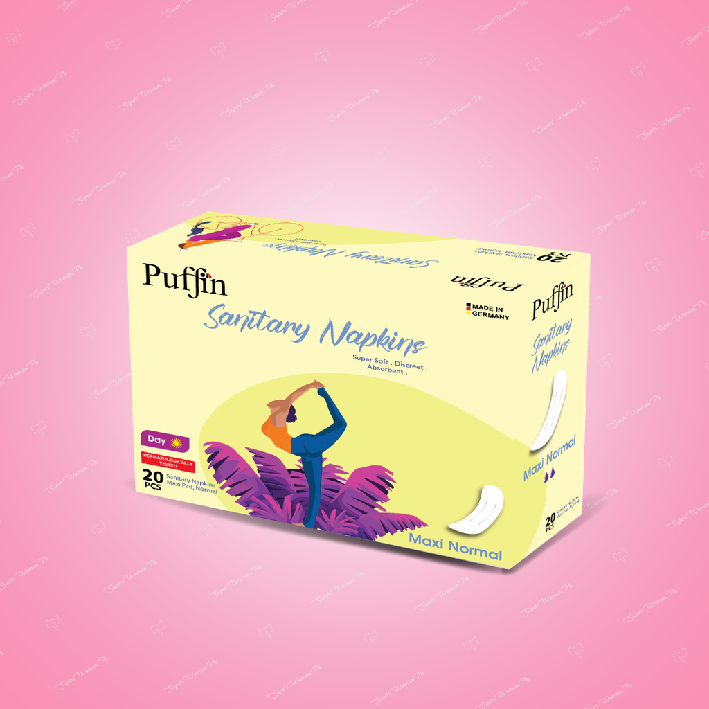 Puffin MAXI NORMAL Sanitary Pads 20 Pcs
