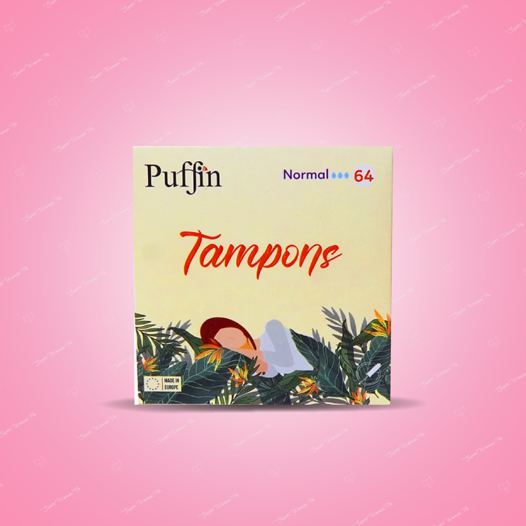 Puffin Tampons NORMAL 64 Pcs