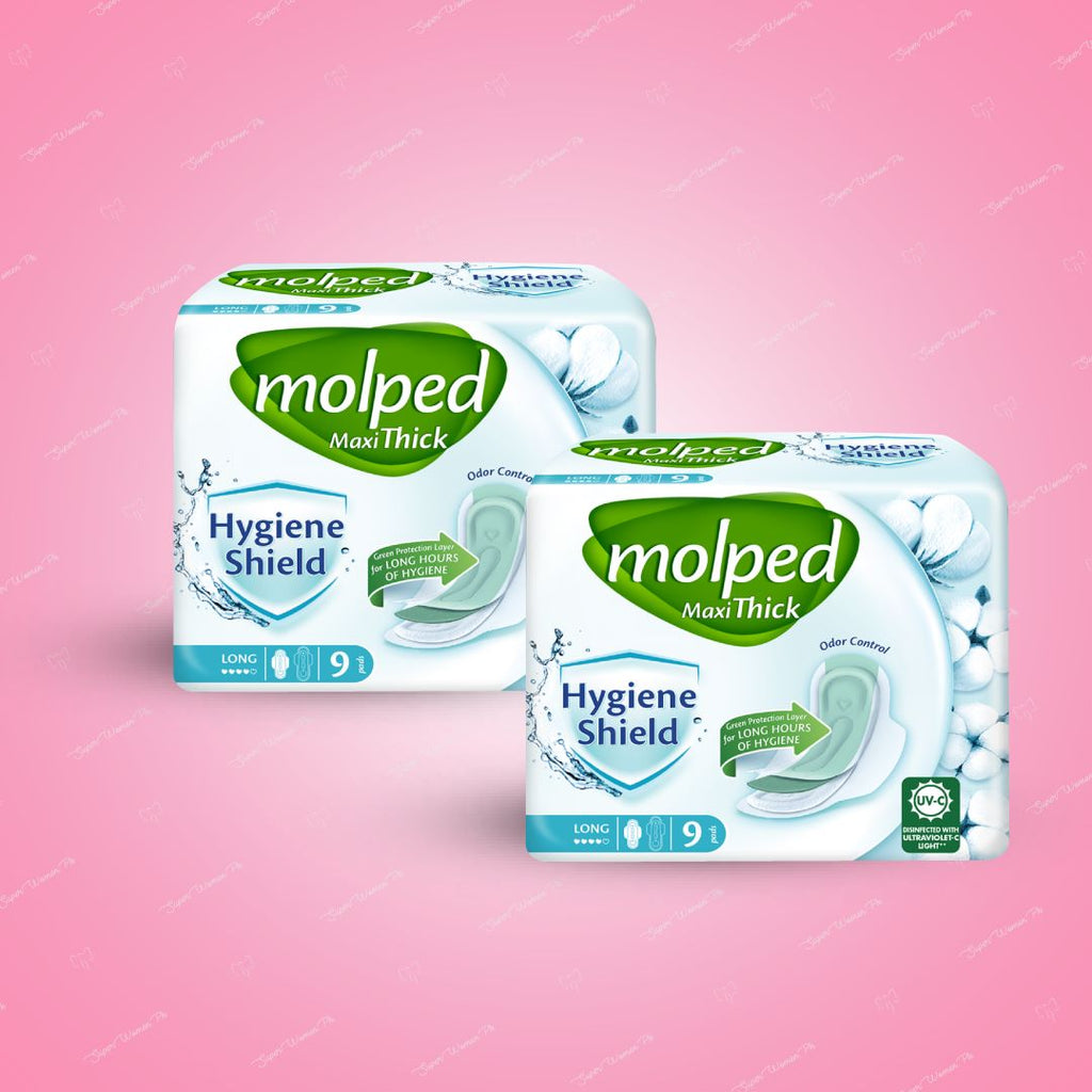 Molped Maxi thick hygiene shield (long) (Pack of 2)