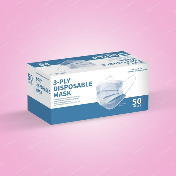 Surgical Mask Box 3-Ply (50 Pcs)