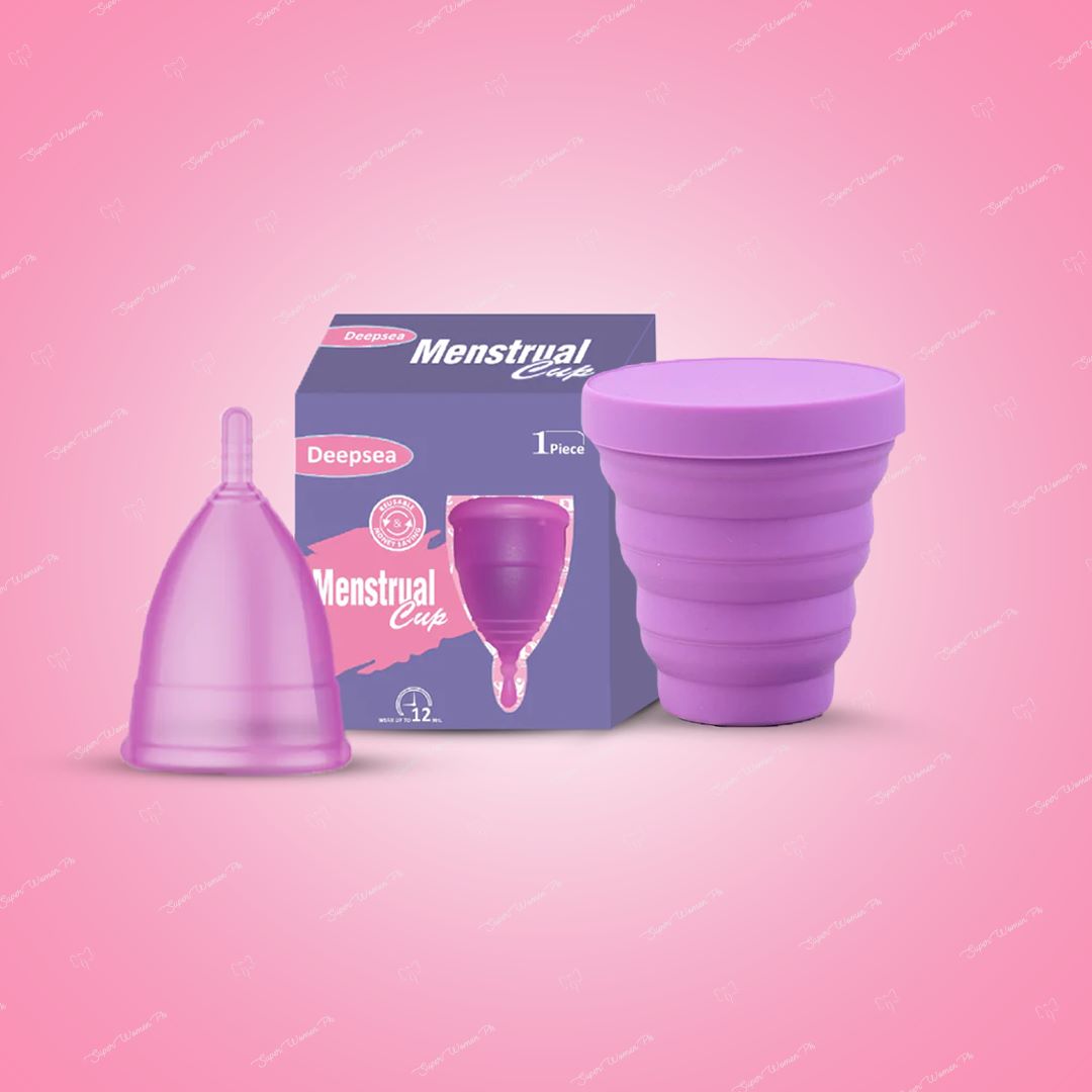 Menstrual Cup With Foldable Steriliser Container – Superwomen Pakistan ...