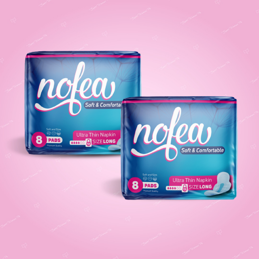 Nofea ultra thin long 8 (Pack of 2)